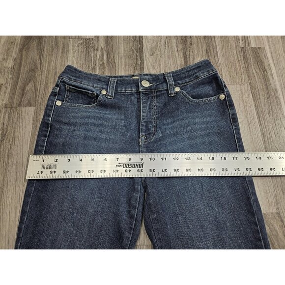 Nine West Vintage America Jeans Womens 4 Mid Rise Straight Stretch BOHO - Picture 8 of 11